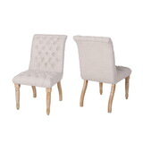 Chair, Beige, Fabric