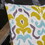 Yellow Flower Outdoor Square Pillow