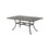 Outdoor Rectangular Cast Aluminum Dining Table, Shiny Copper 64857-00