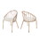 Stainless Chromed Dining Chair 64923-00BGE