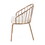 Stainless Chromed Dining Chair 64923-00BGE