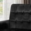 Mirod Comfy Arm Chair with Tufted Back, Modern for Living Room, Bedroom and Study 64937-00BLK