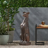 Grey Hound Dog Statue 65282.00DBRN