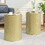 Metal Side Table 65631-00GLD