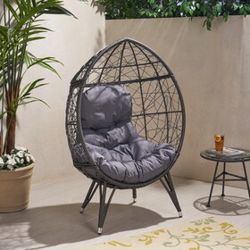 Gianni Teardrop Chair 65645-00GDGRY