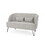 Loveseat, LIGHT GREY, Particle Board