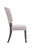 ACME Bernard Side Chair (Set-2), Fabric & Weathered Gray Oak (2pc/1CTN) 66192