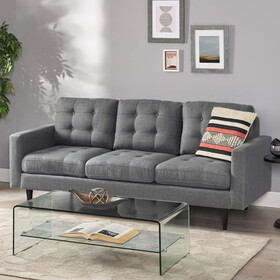 3-seater sofa, DARK GREY 66890-00A-66890-00B