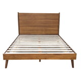 Queen Bed, Brown 67062-00MEDBRN-Q-FULL-BED