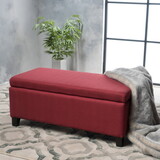 Storage Ottoman, Red 67218-00DRED