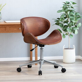 Office Chair, Walnut 67489-00PUCOGN