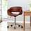 Office Chair, Walnut 67490-00PUCOGN