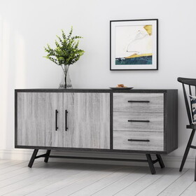 Large Sideboard, Antique White 67727.00BSONGRYGRYOAK