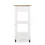 Kitchen Cart, White 67753-00NATWHT