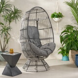 Reseda Swivel Patio Egg Chair 67931.00TPDGRY