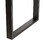 Dining Table, Black + Natural, 31D x 55W x 30H in 68163-00