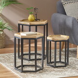 HE x AGAN SET OF 3 END TABLE 68487-00
