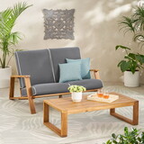 Paloma Loveseat+Coffee Table 68611-00DGRY