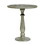 Wooden And White Metal Fitted Table