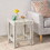 Wooden Bone Fited End Table 69346-00