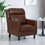 Club Chair, Dark Brown 69632-00PUDBRN