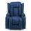 Massage Recliner, Navy Blue 70410-00NBLU