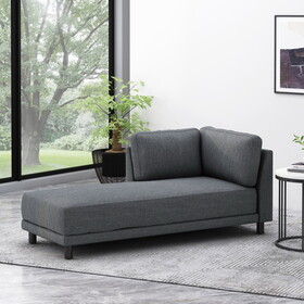 Chaise Lounge, Charcoal