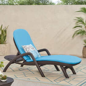 Mikael Chaise Lounge With Cushion 70798.00DBLU