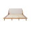 Queen Bed, Beige+Natural 70839-00BGE-Q-FULL-BED