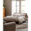 Queen Bed, Beige+Natural 70839-00BGE-Q-FULL-BED