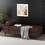 Chaise Lounge, Dark Brown 70865-00PUDBRN