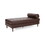 Chaise Lounge, Dark Brown 70865-00PUDBRN