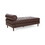 Chaise Lounge, Dark Brown 70865-00PUDBRN