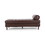 Chaise Lounge, Dark Brown 70865-00PUDBRN