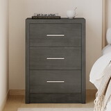 Bologna Bedroom 3-Drawer Chest 71189-00GRY