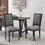 Dining Chair, Grey 71237-00GRY