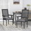 Dining Chair, Grey 71240-00GRY