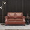 Loveseat, Light Brown 71404-00PUCOGN