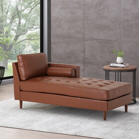 Chaise Lounge, Light Brown 71498-00COGN