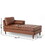 Chaise Lounge, Light Brown 71498-00COGN
