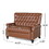 OversizeFaux Leather Recliner Light Brown 71807-00