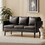 3-Seat Sofa with Wooden Legs, Retro Style for Living Room and Study 71819-00