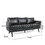 3-Seat Sofa with Wooden Legs, Retro Style for Living Room and Study 71819-00
