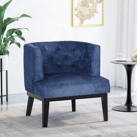 Accent Chair, Navy Blue 72022-00NBLU