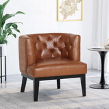 Accent Chair, Light Brown 72022-00PUCOGN