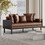 Loveseat, Light Brown 72103-00PUCOGN