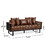 Loveseat, Light Brown 72103-00PUCOGN