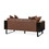 Loveseat, Light Brown 72103-00PUCOGN