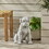 Dog Animals Weather Resistant Concrete Garden Statue