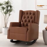 Rocking Chair, Light Brown 72152-00PUCOGN